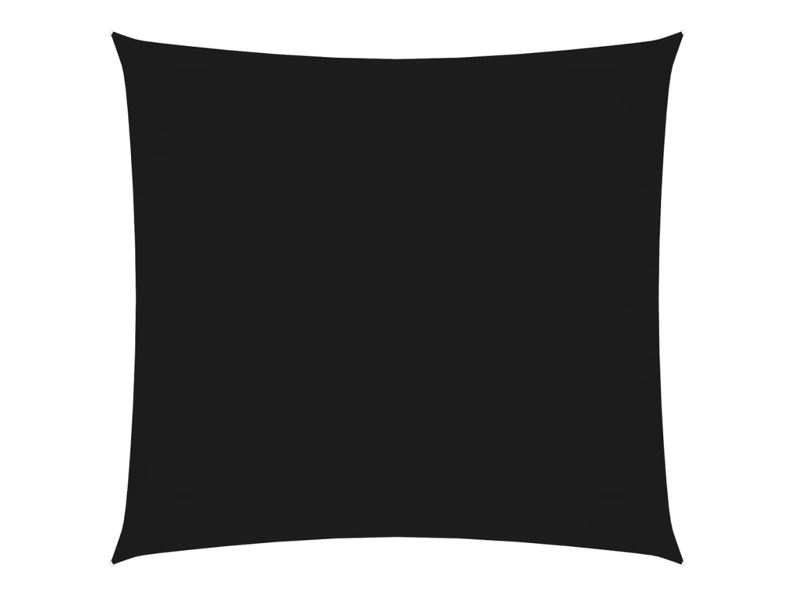 Maison Exclusive - Toldo De Vela Cuadrado Tela Oxford Negro 2,5x2,5 M