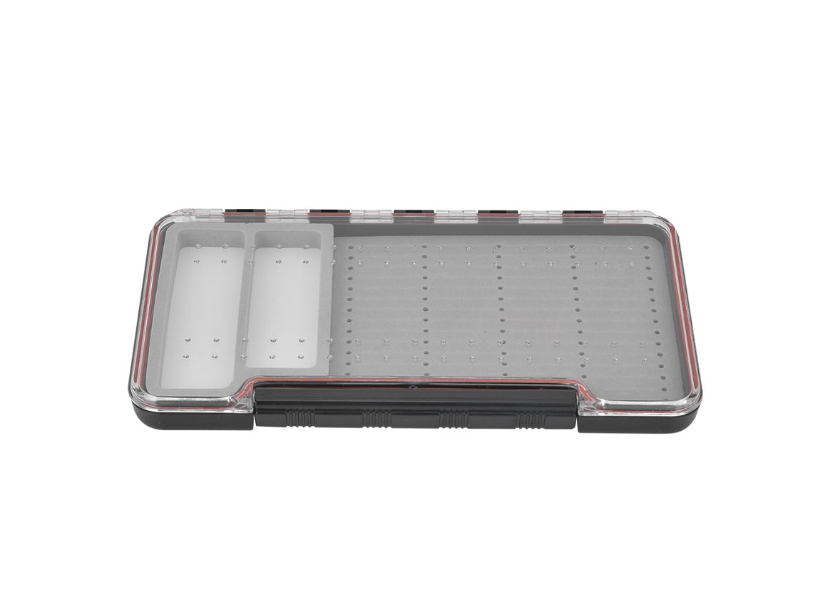 Caja magnética transparente para señuelos de pesca