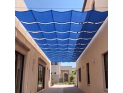 Toldo Retráctil Ondulado (80 X 160 Cm) Resistente De Pes , Impermeable