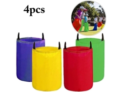 Juego De 4 Sacos De Salto Para Niños, Juguetes Para Exteriores, Juegos De Cumpleaños Y Fiestas.