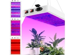 Luces de cultivo para plantas de interior, espectro completo, 216 LED, 3 modos, gran cobertura, impermeables y a prueba de polvo.