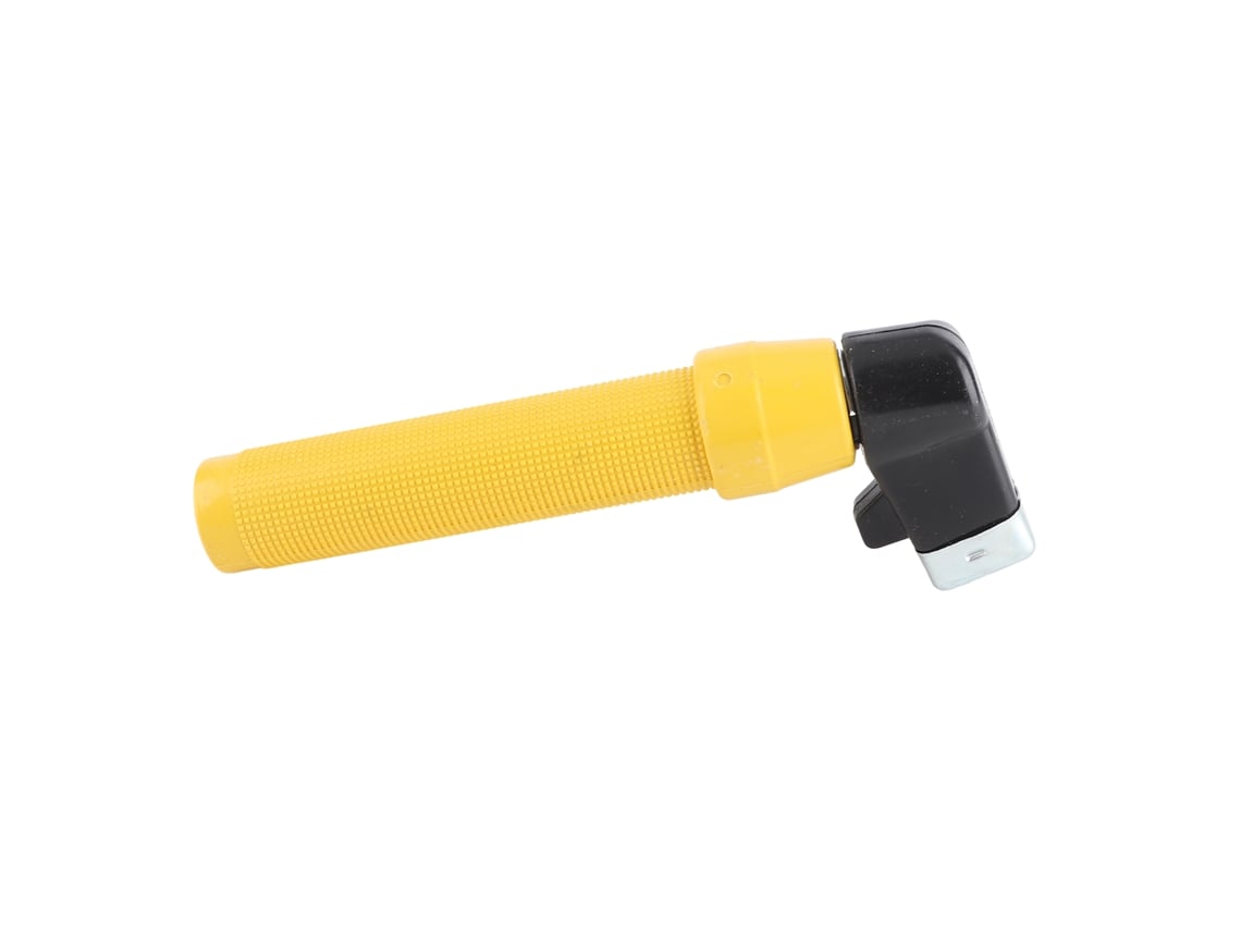 Pinza para electrodo de soldadura 400a, herramienta para soldadura por arco, portaelectrodos amarillo.