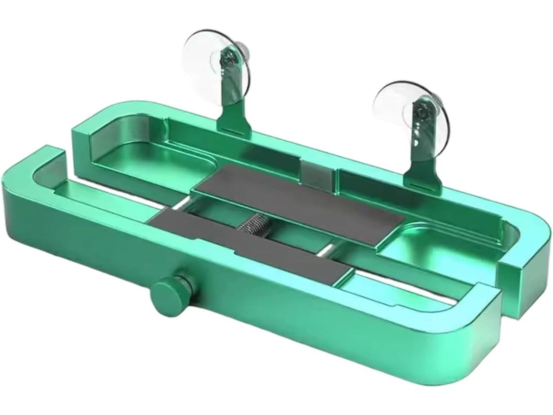 Soporte metálico para teléfono móvil con base antideslizante, desmontable y clip para reparación de pantalla. SFUSHOS