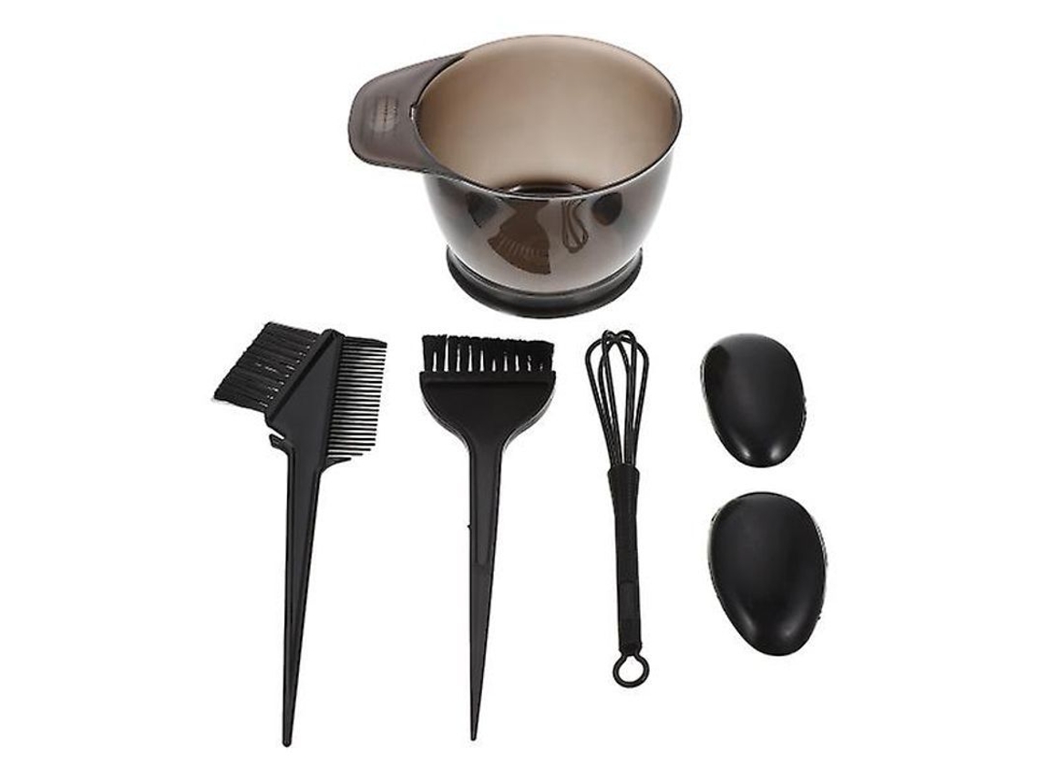 Kit De Tinte Para El Cabello Con Pinceles, Recipiente Y Accesorios Para Uso En Salones De Belleza Y En Casa.