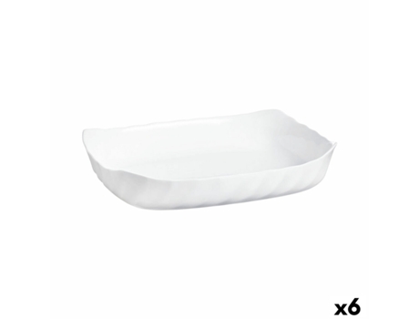 Bandejas de Cocina LUMINARC Smart Cuisine (Blanco - Cristal - 35 x 21 x 28 cm - 6 Und)