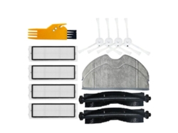 Cepillo lateral principal, filtro y paño de fregona compatibles con Qihoo 360 S5 S7 S7 Pro