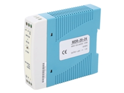 Fuente De Alimentación Conmutada Ultradelgada Para Riel Din De 20 W/24 V/1 A Con Entrada De 100-240 V Ca - Diseño Industrial