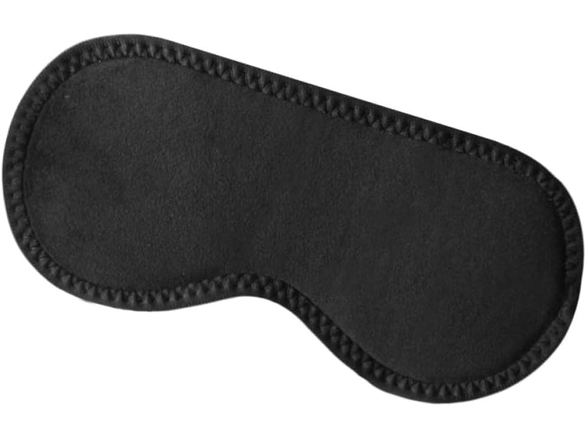 Máscara De Dormir Magnética Para Os Olhos, Preta, Feita De Tecido Elástico E Magnético, Melhora A Circulação.