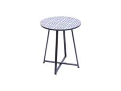 Mesa Piedra Metal 60x60x75,5cm