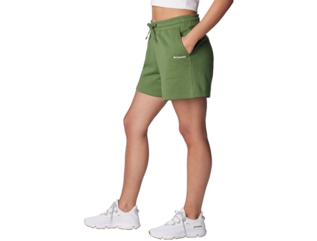 Bermuda de Mujer COLUMBIA Algodón Verde (XS)