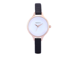 Relógio De Pulso Feminino Casual De Moda Com Mostrador Redondo Em Liga E Pulseira De Malha Quartzo (vermelho)
