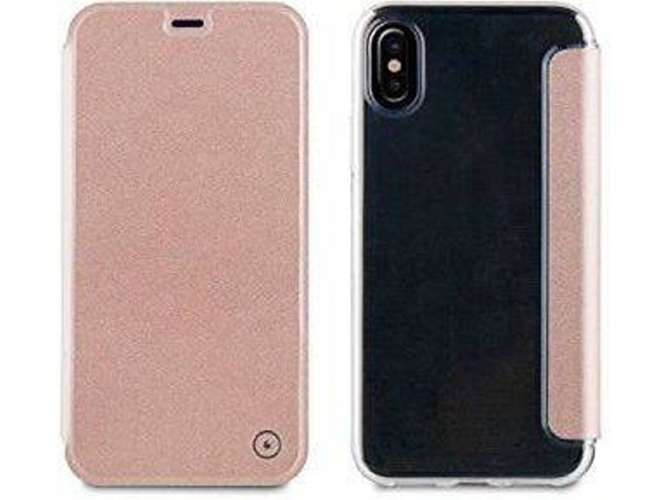 Funda iPhone X, XS MUVIT Folio Transparente