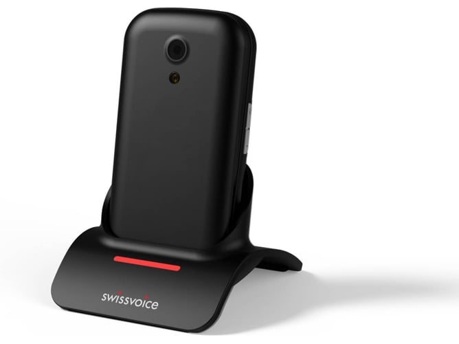 Teléfono móvil Senior SWISSVOICE S24 (2.4 - 2G - Negro)