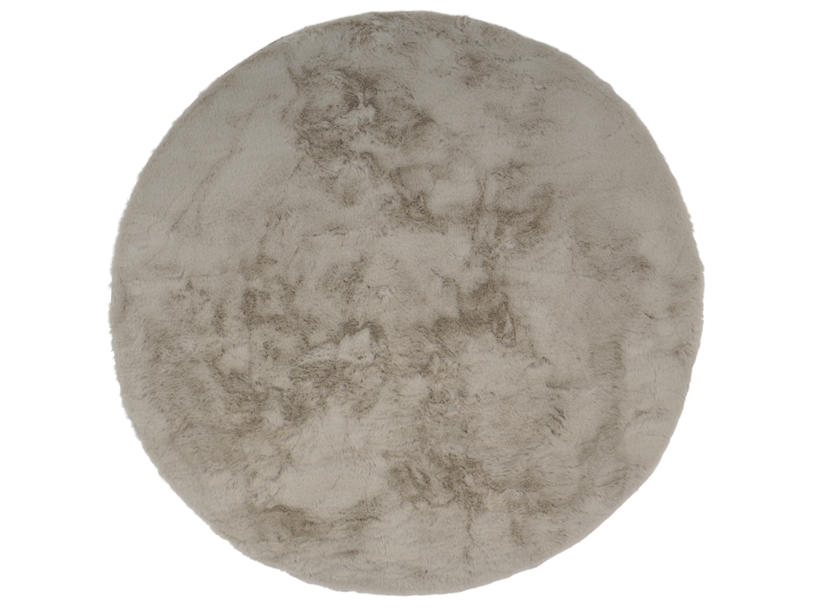 Consilio Concept Alfombra De Piel Sintética Cloud Super Soft 120x120 Cm Greige