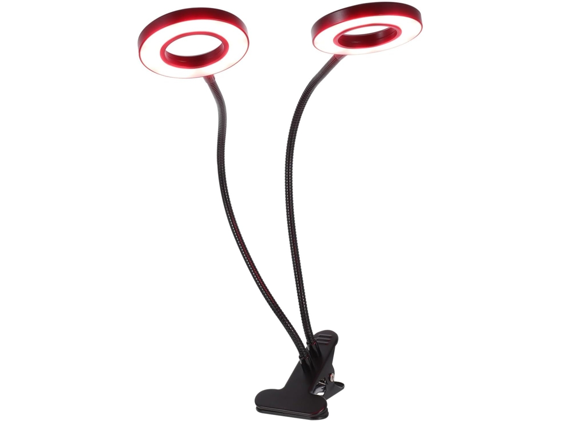 Lámpara Led Para Plantas Inoomp Con Clip Y Usb De 5 V, Luz De Crecimiento Ajustable Para Plantas De Interior, Luz De