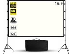 Para Cine En Casa, Interior, Exterior, Patio Trasero, Pantalla De Proyección Con
