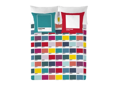 Funda Nórdica Estampada Cama 150 Algodón Extra Suave Fabricado En España Mosaic Colorfull Full Pantone