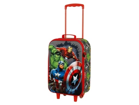 Los Vengadores Invencible Maleta Trolley Soft 3D, Multicolor KARACTERMANIA