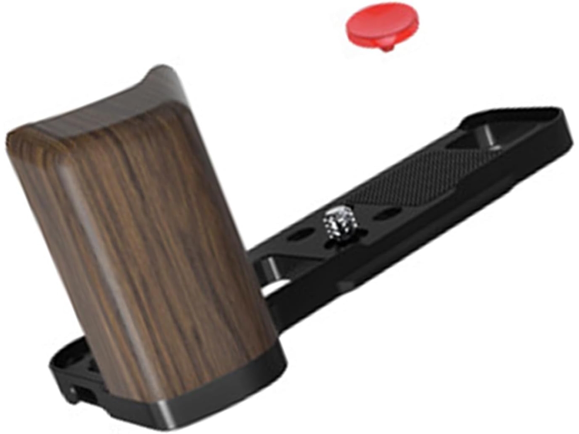 Placa de trípode de liberación rápida y múltiples orificios para tornillos en el mango en forma de L de la X100vi. SFUSHOS