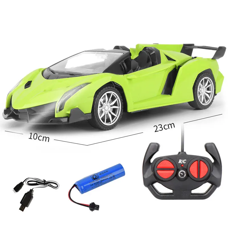 (batería D-1) Coche De Control Remoto De Deriva 2.4g, Coche Eléctrico De Alta Velocidad Con Luces Led Y Carga Usb