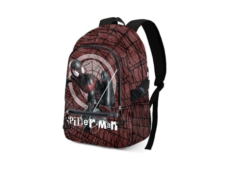 Spiderman Blackspider Mochila Fight FAN 2.0, Rojo