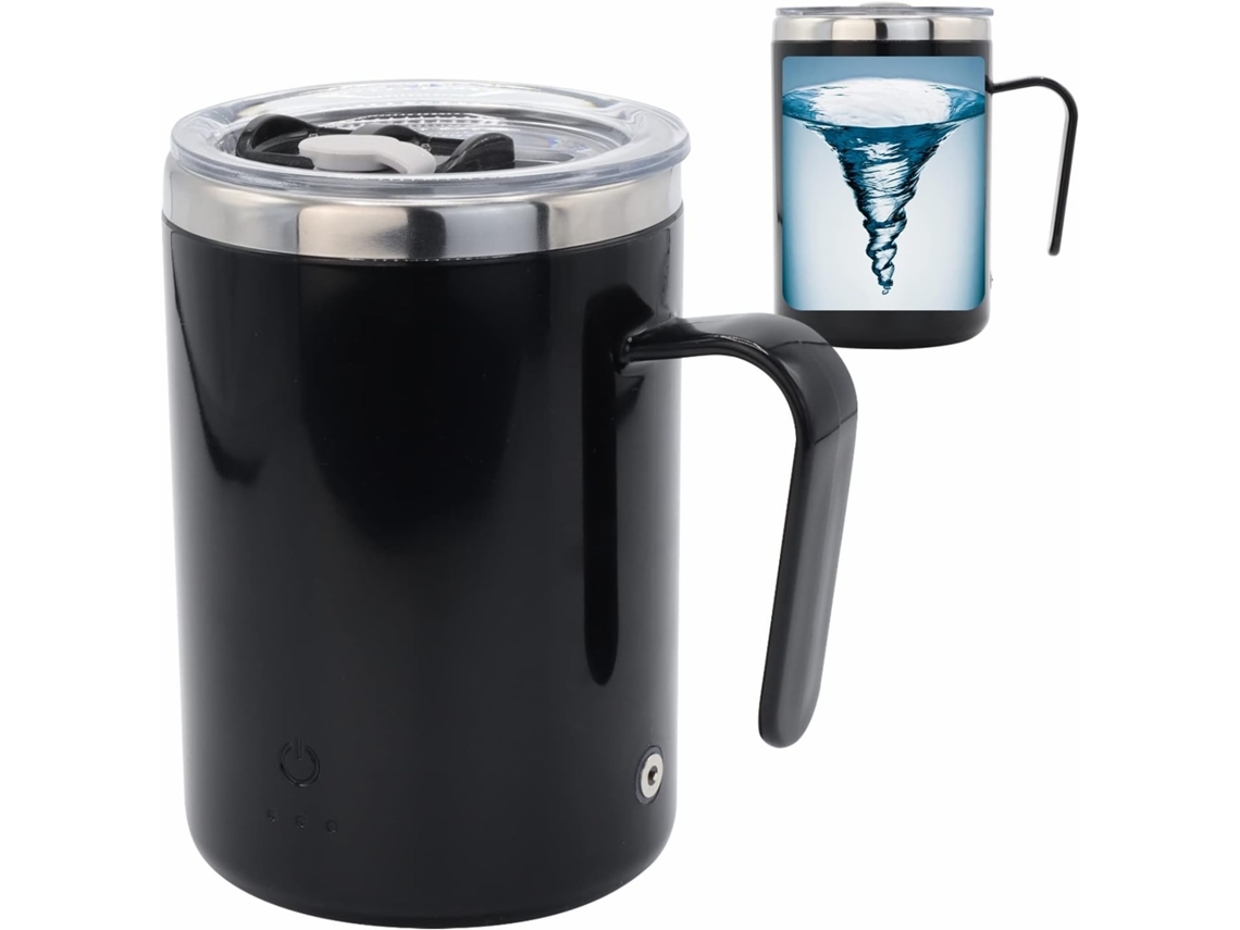 Taza Recargable con Agitación Automática Carga de Adsorción Magnética Taza Eléctrica de Acero Inoxidable Ipx7 con Mezcla Automática YEMAESRE