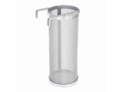 Filtro de malla de lúpulo para elaboración casera de cerveza de acero inoxidable de 300 micrones, plateado