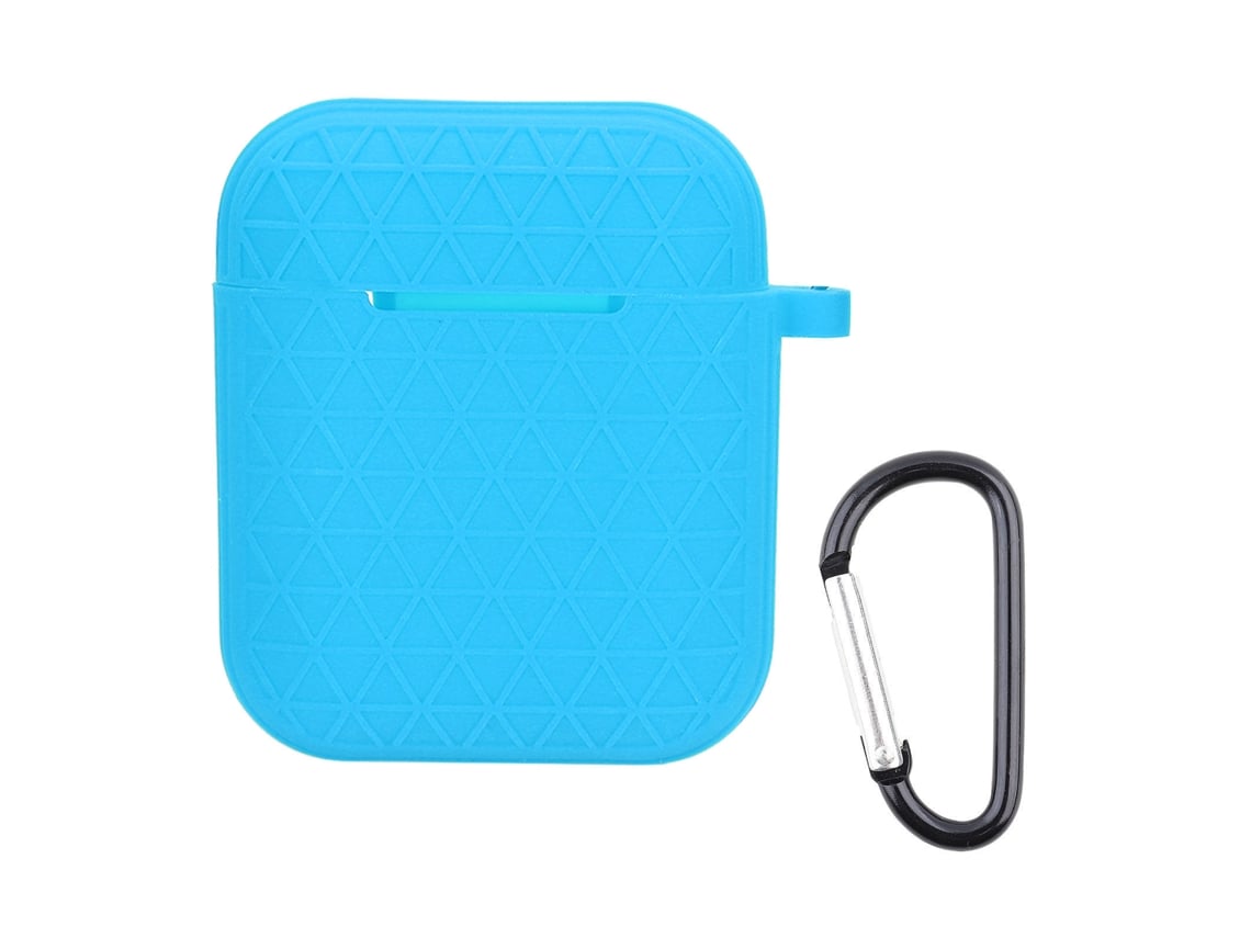 Capa Protetora Brilhante Para Carregamento De Fones De Ouvido Bluetooth Airpods (azul)