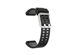 Correa De Silicona Compatible Con Polar V800, Negro / Gris