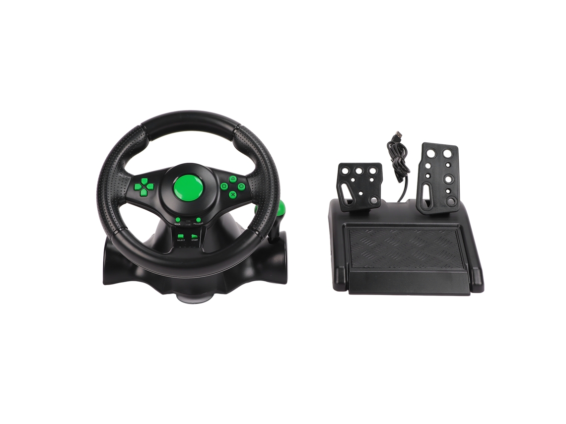 Volante De Dirección (rotación 180° Vibración Usb) Compatible Con Switch/ps4/ps3/pc Volante De Juego 4 En 1