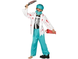 Disfraz de Niña DISFRAZZES Doctor Zombi (Talla: 5 a 6 años)