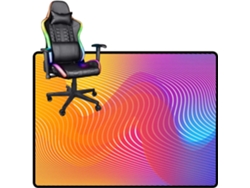 Tapete Cadeira Gamer Piso Escritório Antiderrapante Lavável Resistente Pisos Duros, Proteção Do