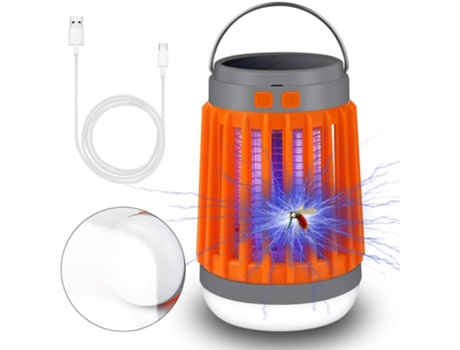 Lámpara de camping Lámpara solar para acampar Luz UV Asesino de insectos Asesino de mosquitos Linterna de camping IP67 Lámpara de carpa portátil im...