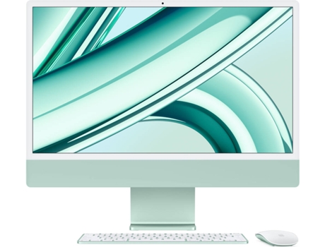 iMac APPLE Verde (24'' - Apple M3 8-Core - RAM: 10 GB - 256 GB - GPU 8-Core)