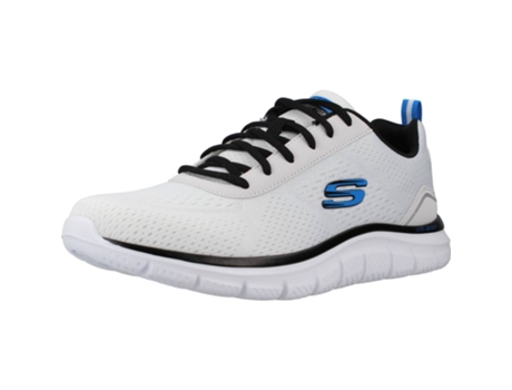 Zapatos de Hombre SKECHERS Track Ripkent Tecido Blanco (41)