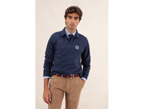 Polo de Hombre THROTTLEMAN Nan Algodón Azul (2XL)