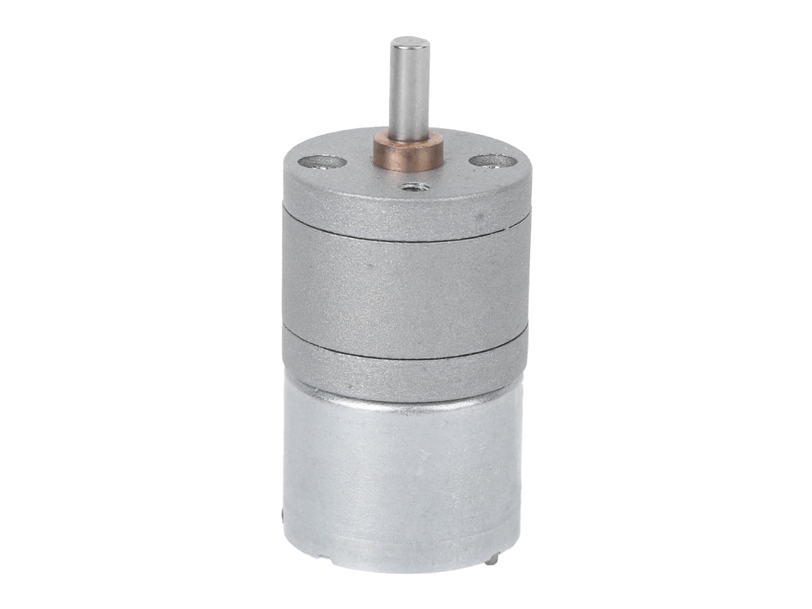 Motor de CC con escobillas de 6 V/12 V, alto par y bajo nivel de ruido, con eje de 4 mm para robots y cortinas eléctricas, 12 V-35 rpm