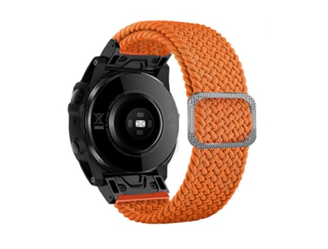 Correa de nailon 22mm con hebilla para Garmin Fenix 7/Epix/Instinct 2/Approach S62/Fenix 5 - papaya