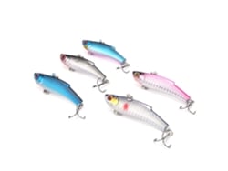 Danu26-5 Piezas Isca Artificial Swimbait 7cm/20g Bait Con Gancho Doble Accesorios De Pesca