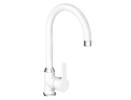 EISL Grifo monomando de cocina DIZIANI cromado blanco (4.5 x 21 x 32 cm)