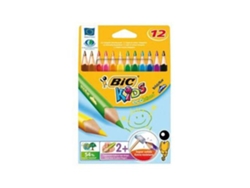 Estuche Lápices de Colores Triangular 12 Colores Surtidos Mina Ultra Resistente