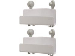 Juego de 2 estantes de ducha esquineros blancos Easystore Joseph Joseph: una solución compacta para una organización eficiente de la ducha