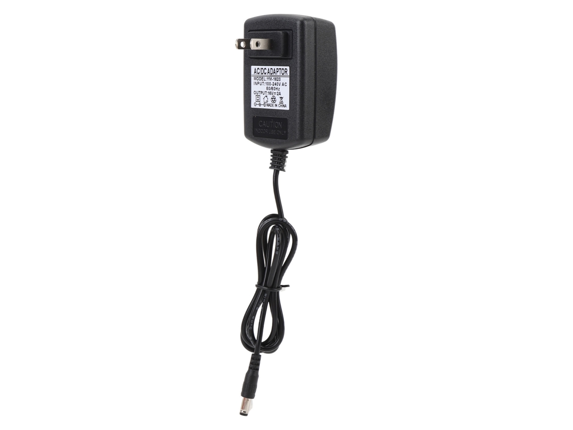 Adaptador De Alimentação 16v 2a 5.5x2.5mm Para Speaker Painel Led Console De Jogos Us Plug 37in