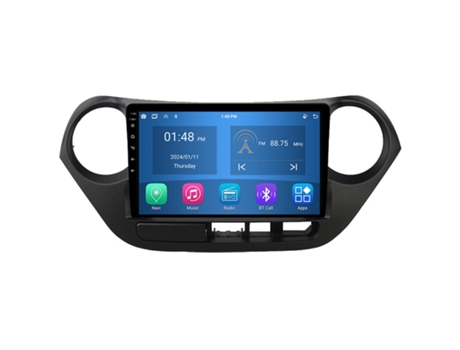 Autoradio 4GB RAM64GB ROM ROVERONE para Hyundai i10 2 2013 - 2016 CarPlay Android Coche Radio Bluetooth Navegación