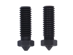 2 Puntas De Acero Endurecido De 3 Orificios Y 1,75 Mm Para Impresoras 3d Sidewinder X X2 De 0,8 Mm