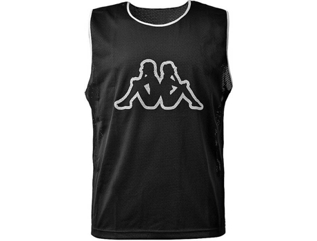 Camiseta de Hombre para Fútbol KAPPA Sin Mangas Nipola Negro (XL)