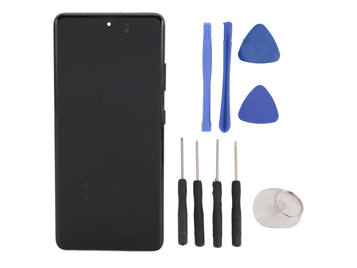Conjunto De Pantalla Samsung Galaxy S21 Ultra Con Sensor De Huellas Dactilares Y Marco, Pantalla Táctil Lcd