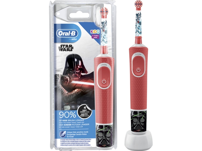 Cepillo de Dientes Eléctrico ORAL B Vitality Kids Star Wars 3+ (7600 rpm)