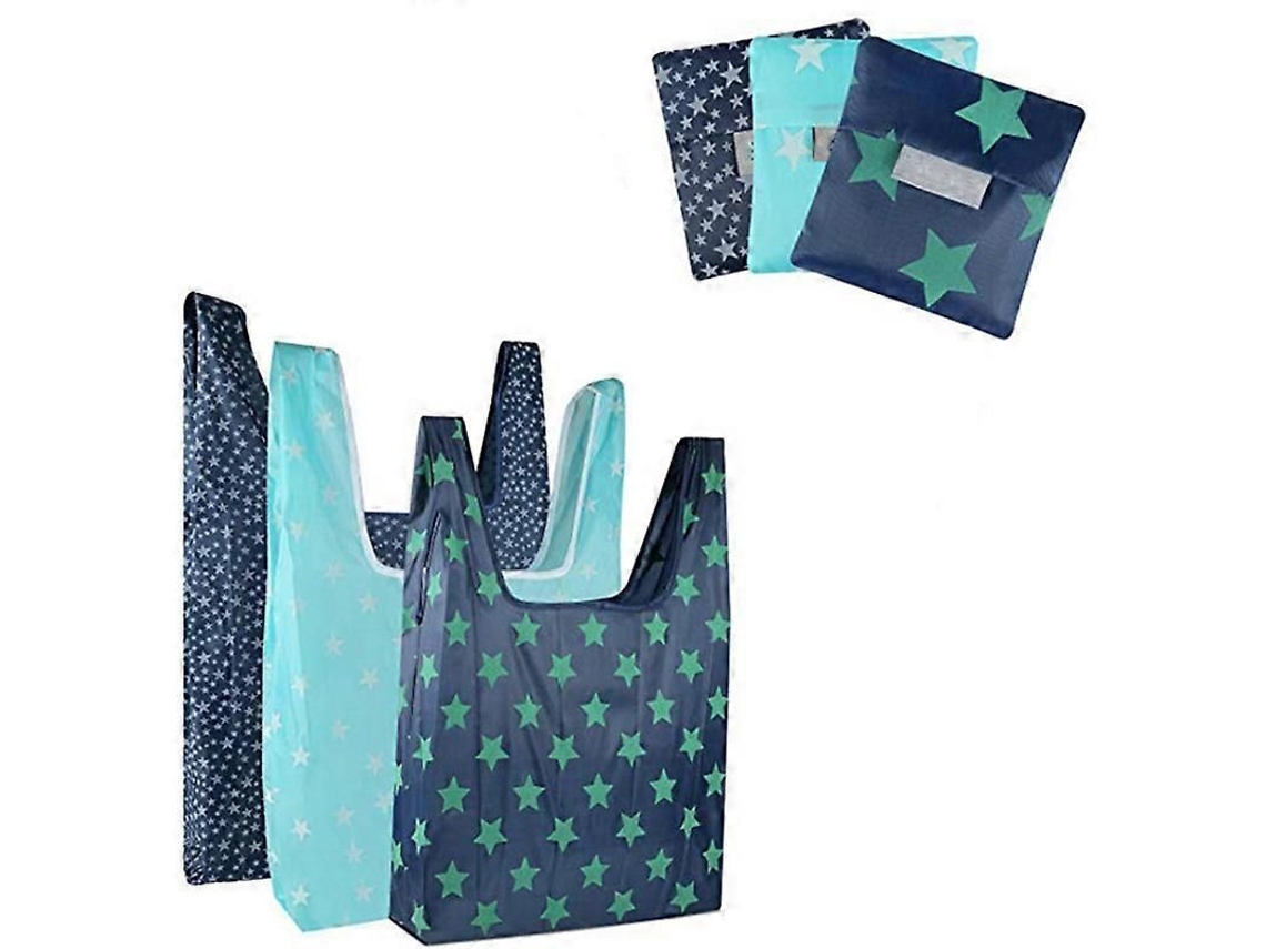 Bolsa de compras plegable de gran capacidad, reutilizable, impermeable y ecológica. GOKOCO