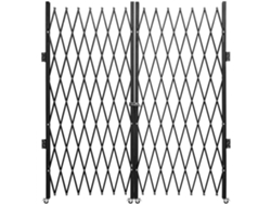 Puerta de Seguridad de Acero Extensible y Articulada con Ruedas 360º Tekmaquinas